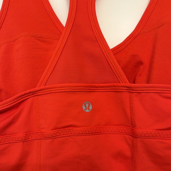 Lululemon yoga top. Size 12. Built in shelf bra - Picture 3 of 3